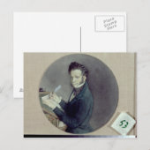 Alexander Pushkin op Work, 1899 Briefkaart (Voorkant / Achterkant)