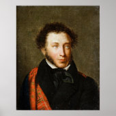 Alexander Pushkin Portrait Poster (Voorkant)