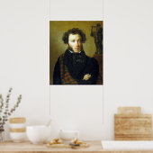 Alexander Pushkin Portrait Poster (Keuken)