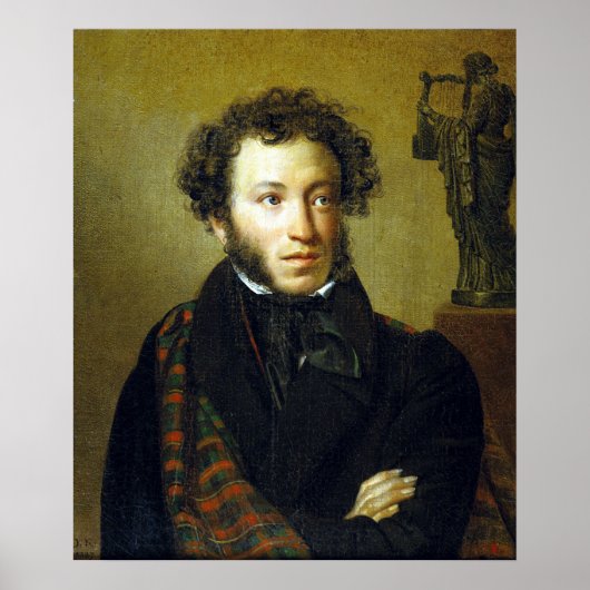 Alexander Pushkin Portrait Poster (Voorkant)