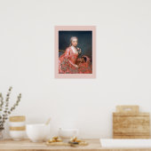 Alexander Roslin – Baroness de Neubourg-Cromière Poster (Keuken)