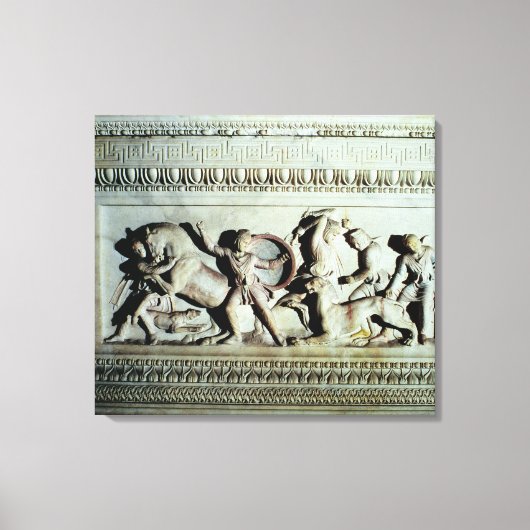 Alexander Sarcophagus Canvas Afdruk (Voorkant)