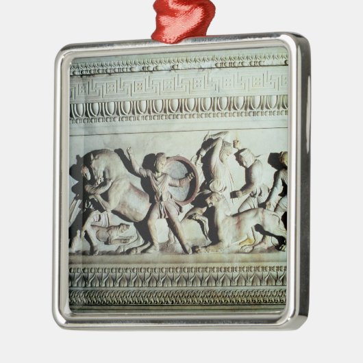 Alexander Sarcophagus Metalen Ornament (Links)