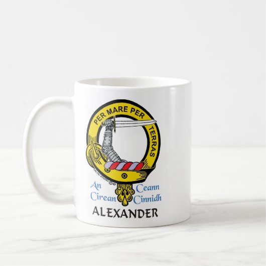ALEXANDER Scottish Clan Crest Mok (Links)