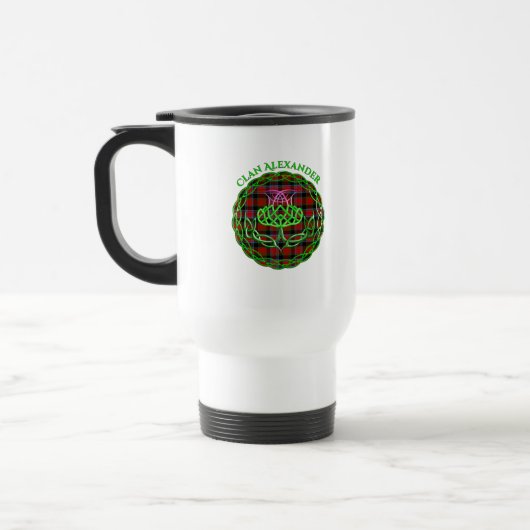 Alexander Scottish Tartan Celtic Thistle Reisbeker (Links)