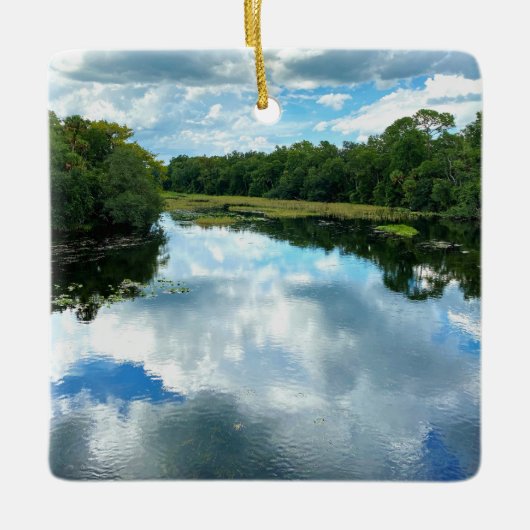 Alexander Springs Creek Keramisch Ornament (Voorkant)