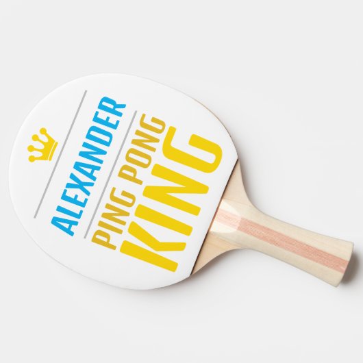 Alexander Tafeltennisbatje (Zijkant)