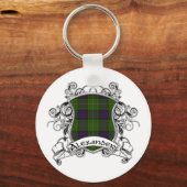 Alexander Tartan Shield Sleutelhanger (Voorkant)