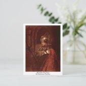 Alexander The Great By Rembrandt van Rijn Briefkaart (Staand voorkant)