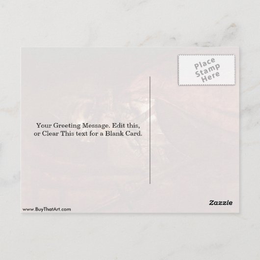 Alexander The Great By Rembrandt van Rijn Briefkaart (Achterkant)