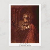 Alexander The Great By Rembrandt van Rijn Briefkaart (Voorkant)
