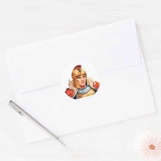 Alexander the Great Ronde Sticker (Envelop)