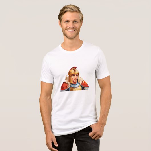 Alexander the Great Tri-Blend Shirt (Voorkant volledig)