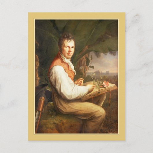 Alexander von Humboldt door Friedrich Georg Weitsc Briefkaart (Voorkant)