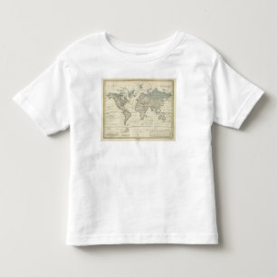 Alexander von Humboldt's systeem isothermische kro Kinder Shirts