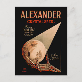 Alexander ziet je leven vanaf de wieg briefkaart
