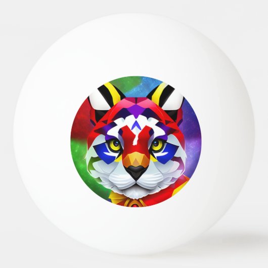 Alexander's Cat 3-sterren ping pong bal Pingpongbal (Voorkant)