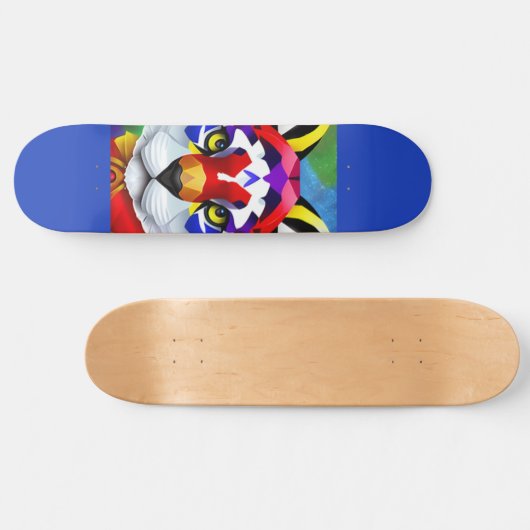 Alexander's Cat blauw skateboard (Horizontaal)