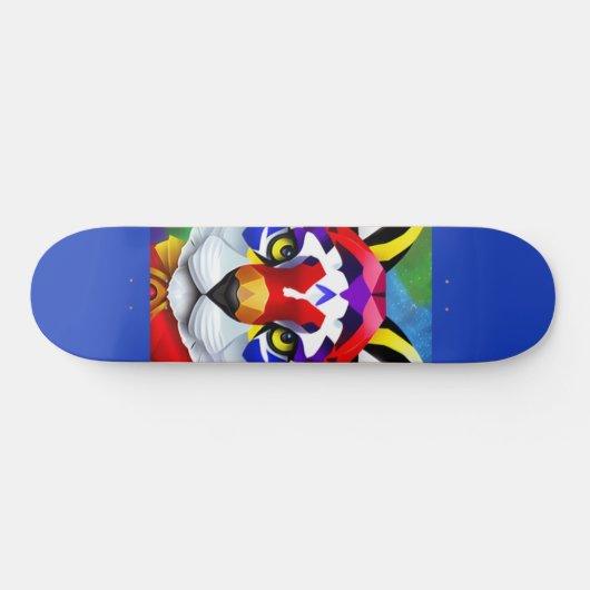 Alexander's Cat blauw skateboard (Horizontaal)