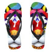 Alexander's Cat brede teenslippers (Voetbed)