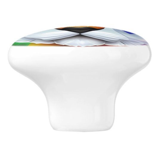 Alexander's Cat keramische knop (Zijkant)