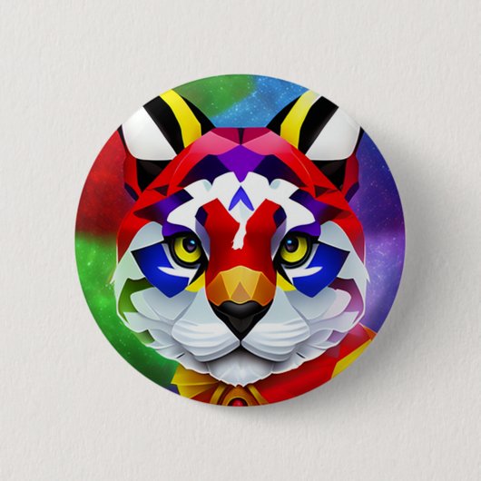 Alexander's Cat-knop Ronde Button 5,7 Cm (Voorkant)