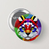 Alexander's Cat-knop Ronde Button 5,7 Cm (Voorkant /achterkant)