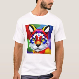 Alexander's Cat mannen wit T-shirt