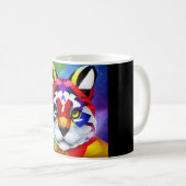 Alexander's Cat mok met zwarte binnenkant (Voorkant rechts)