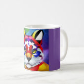 Alexander's Cat paarse midden mok (Voorkant rechts)
