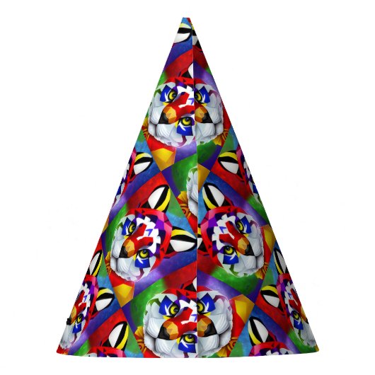 Alexander's Cat party petten Feesthoedjes (Achterkant)