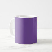 Alexander's Cat purple left hand mug Koffiemok (Voorkant links)