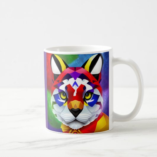 Alexander's Cat purple left hand mug Koffiemok (Rechts)