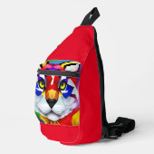 Alexander's Cat rode rugzak (Rechterhoek)