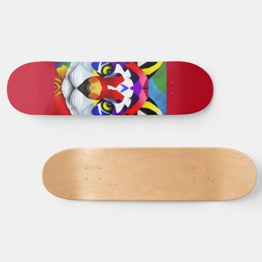 Alexander's Cat rood skateboard (Horizontaal)