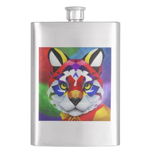 Alexander's Cat stainless steel flask Flacon (Voorkant)