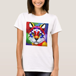 Alexander's Cat vrouwen wit T-shirt