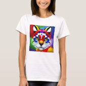 Alexander's Cat vrouwen wit T-shirt (Voorkant)