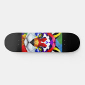 Alexander's Cat zwart skateboard (Horizontaal)