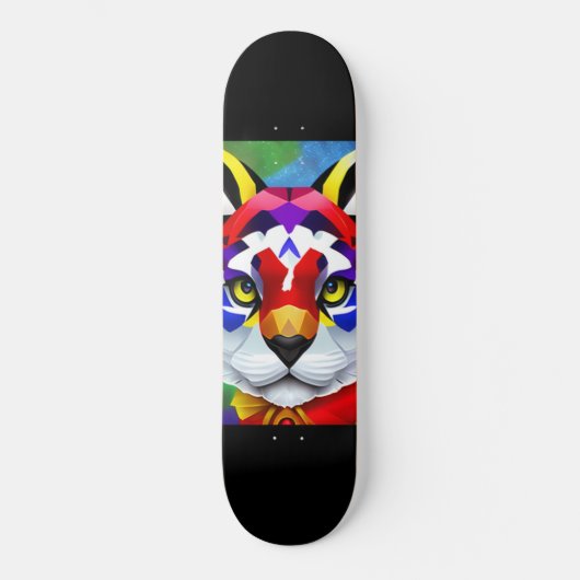 Alexander's Cat zwart skateboard (Voorkant)