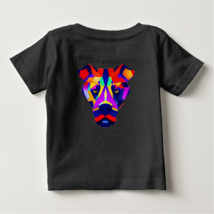 Alexander's Dog baby zwarte T-shirt achterkant