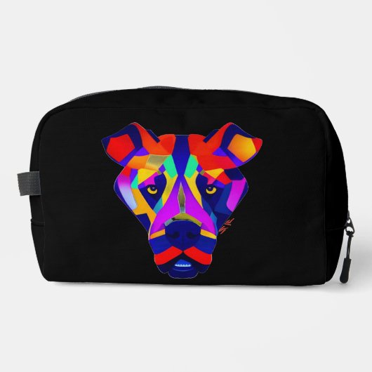 Alexander's Dog black dopp kit Toilettasje (Voorkant)