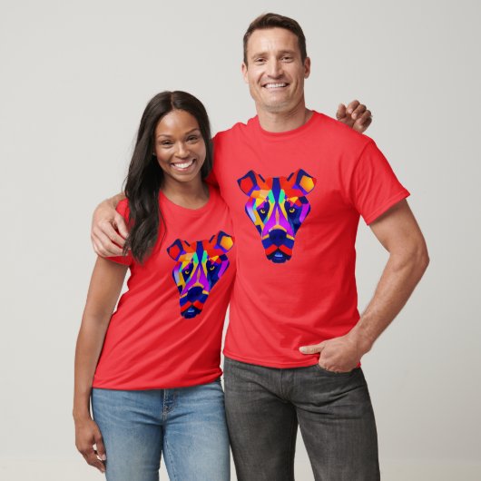 Alexander's Dog mannen rood T-shirt (Unisex)