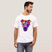 Alexander's Dog mannen wit T-shirt (Voorkant volledig)
