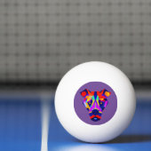 Alexander's Dog paarse 1-sterren pingpongbal (Net)