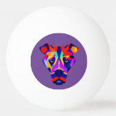 Alexander's Dog paarse 3-sterren pingpongbal (Voorkant)