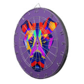 Alexander's Dog paarse dartboard Dartbord (Voorkant Rechts)