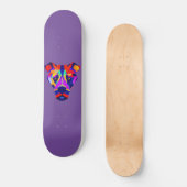 Alexander's Dog paarse skateboard (Voorkant)