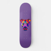 Alexander's Dog paarse skateboard (Voorkant)