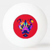Alexander's Dog rode 3-sterren pingpongbal (Voorkant)